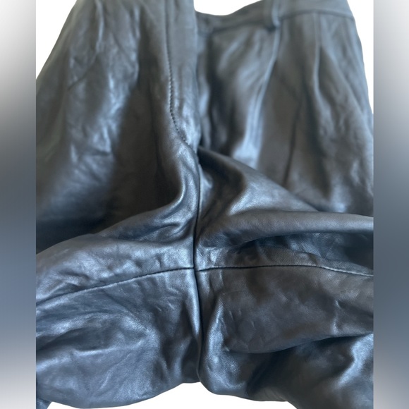 Michael Hoban high waisted leather pants - Picture 12 of 16